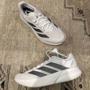 adidas Duramo Speed 2 W Running Shoes Women's Size 11.5 White/ Grey IH 8210
